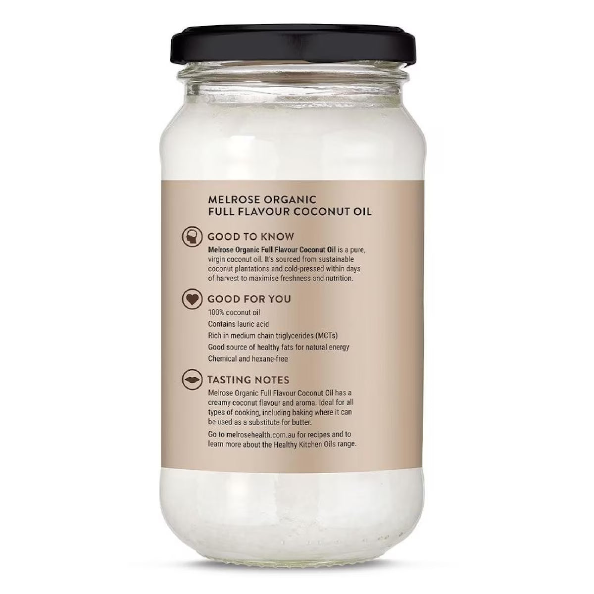 Melrose Organic Coconut Oil Full Flavour 950ML