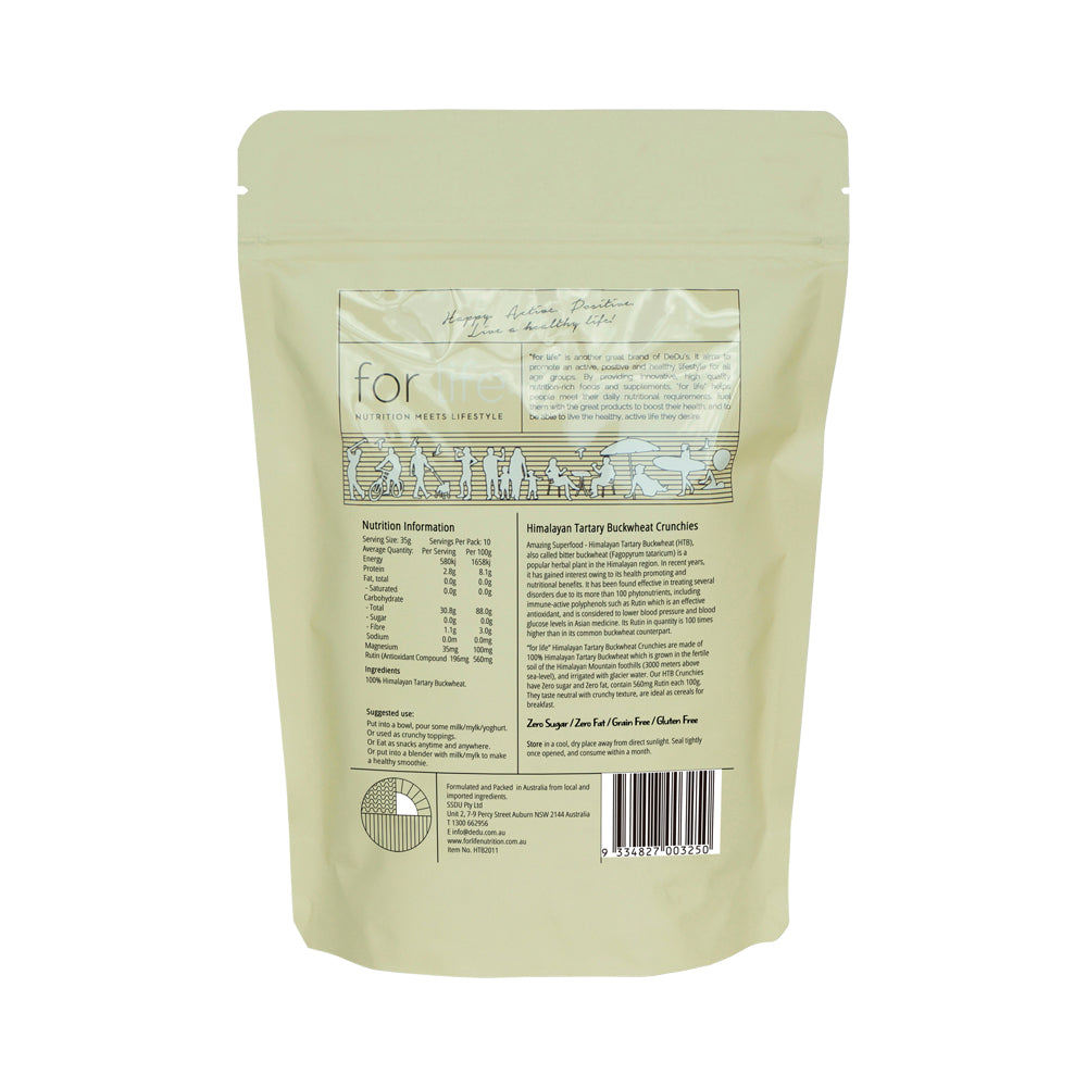 Forlife Nutrition Himalayan Tartary Buckwheat Crunchies Original 350g