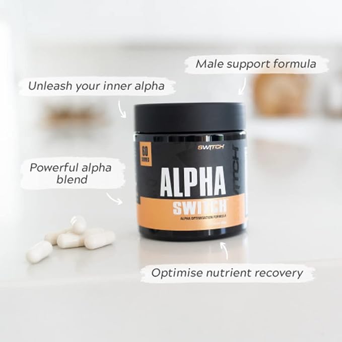 SWITCH NUTRITION Alpha Male Support Formula 120 Caps