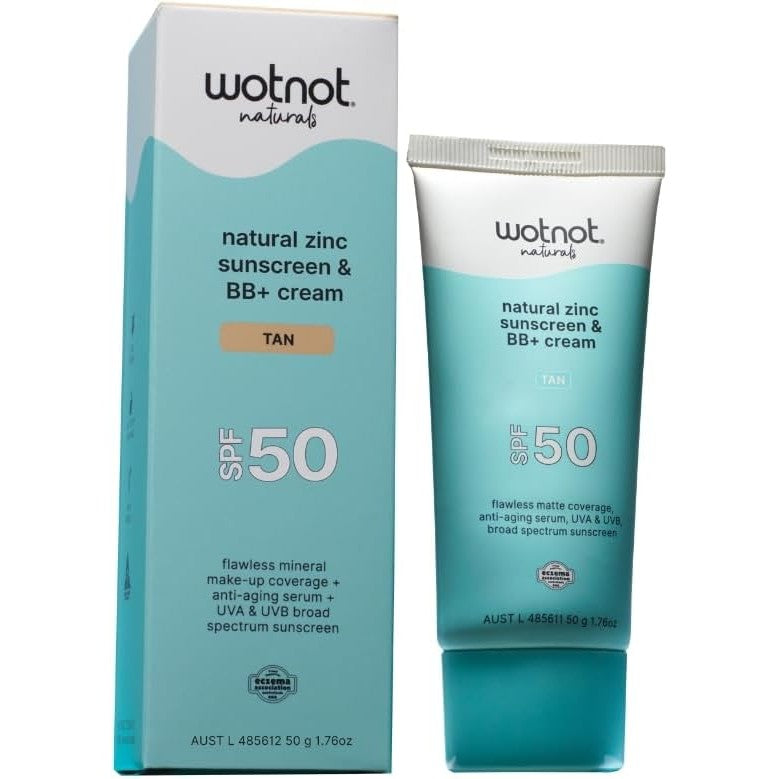 Wotnot Sunscreen & Bb+ Cream Spf50 Tan 50g