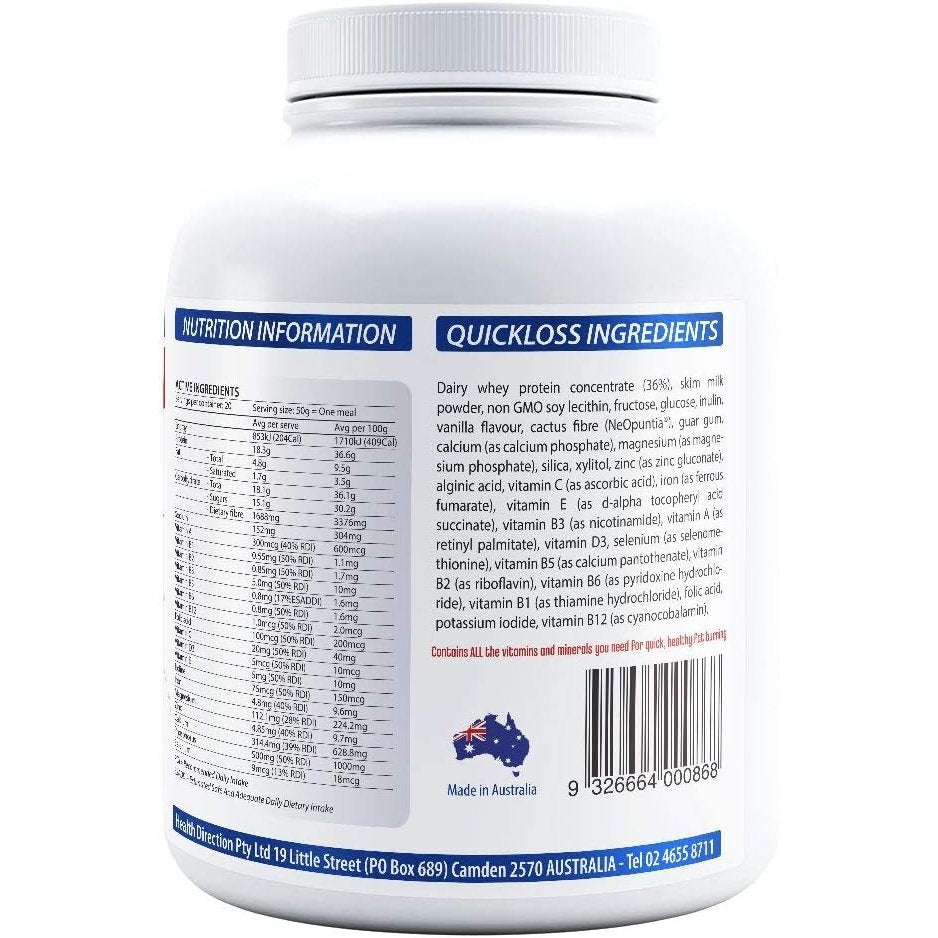 Cabot Health Quick Loss Meal Replacement Vanilla 1kg