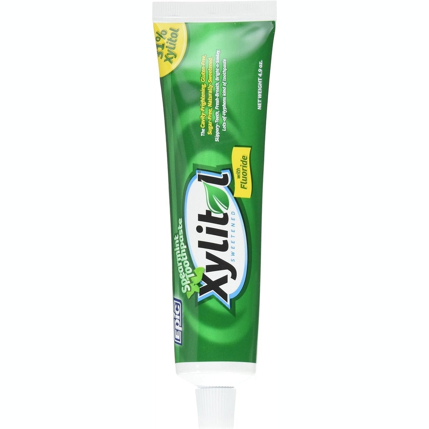 Epic Spearmint Toothpaste with Xylitol (with Fluoride) 4.9oz
