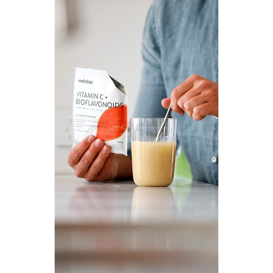 Melrose Vitamin C Plus Bioflavonoids Orange Flavoured 100g