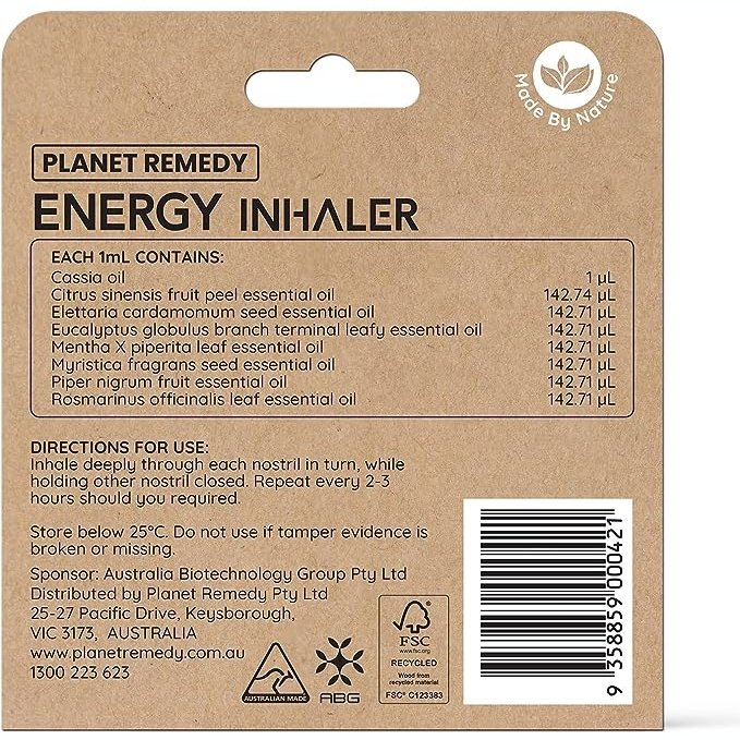 PLANET REMEDY ENERGY INHALER 1ML