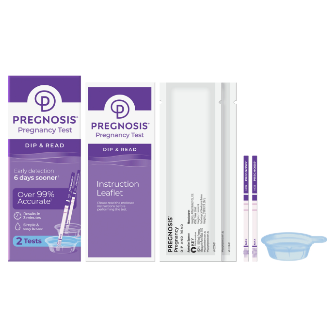 Pregnosis Dip & Read Pregnancy Test 2 Pack