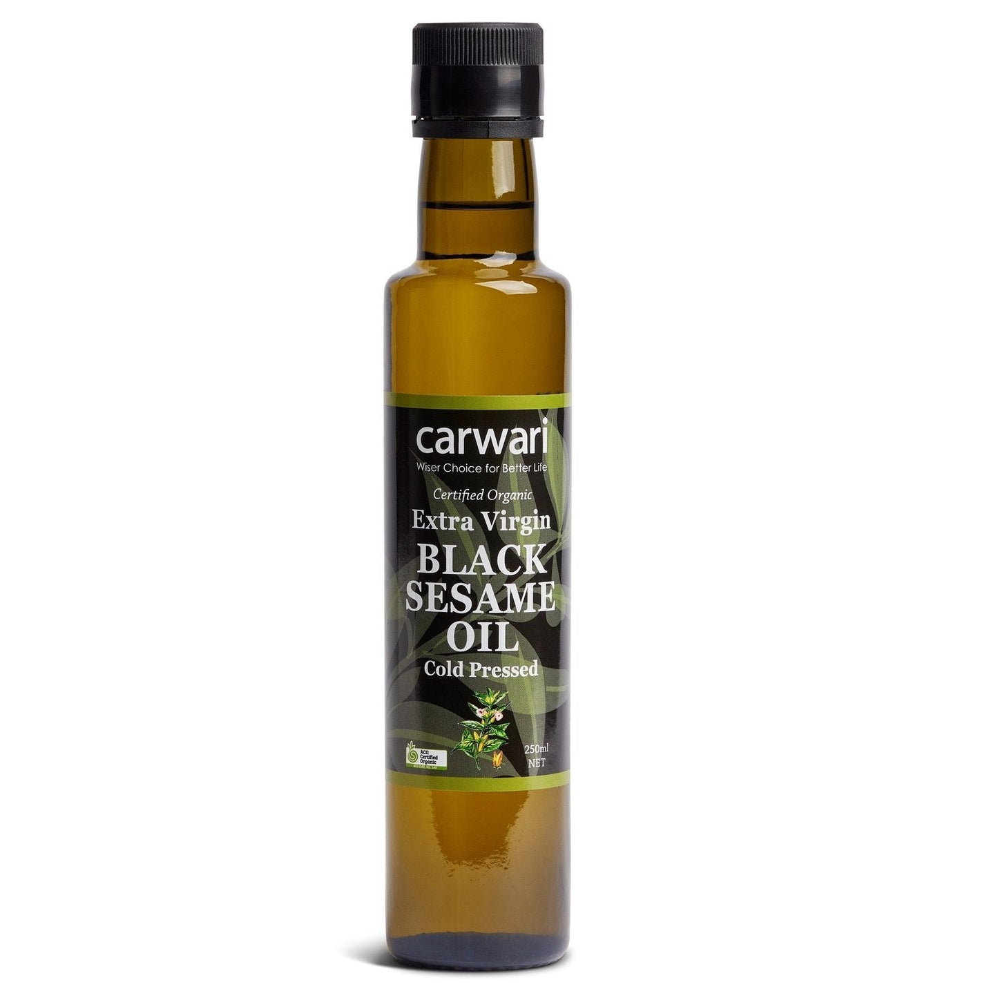 Carwari Organic Black Sesame Oil Extra Virgin 250ml