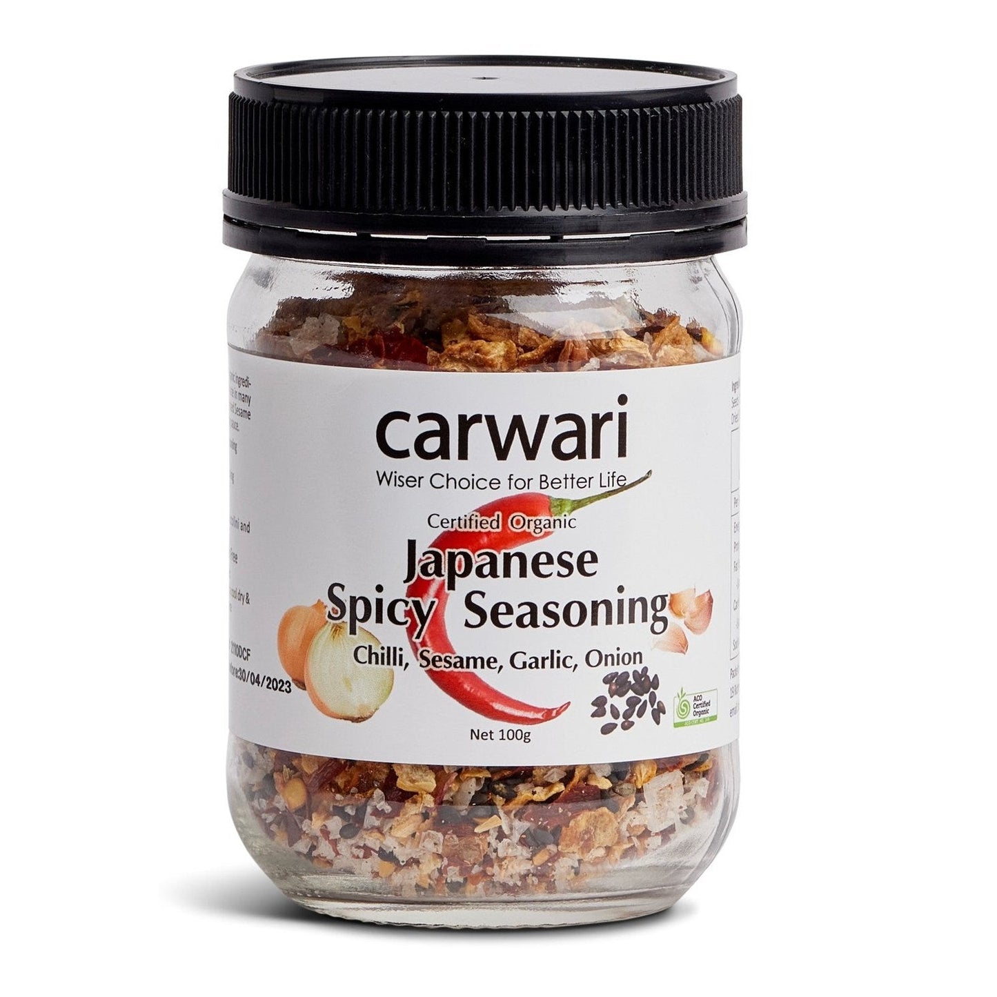 Carwari Organic Japanese Spicy Seasoning 100g