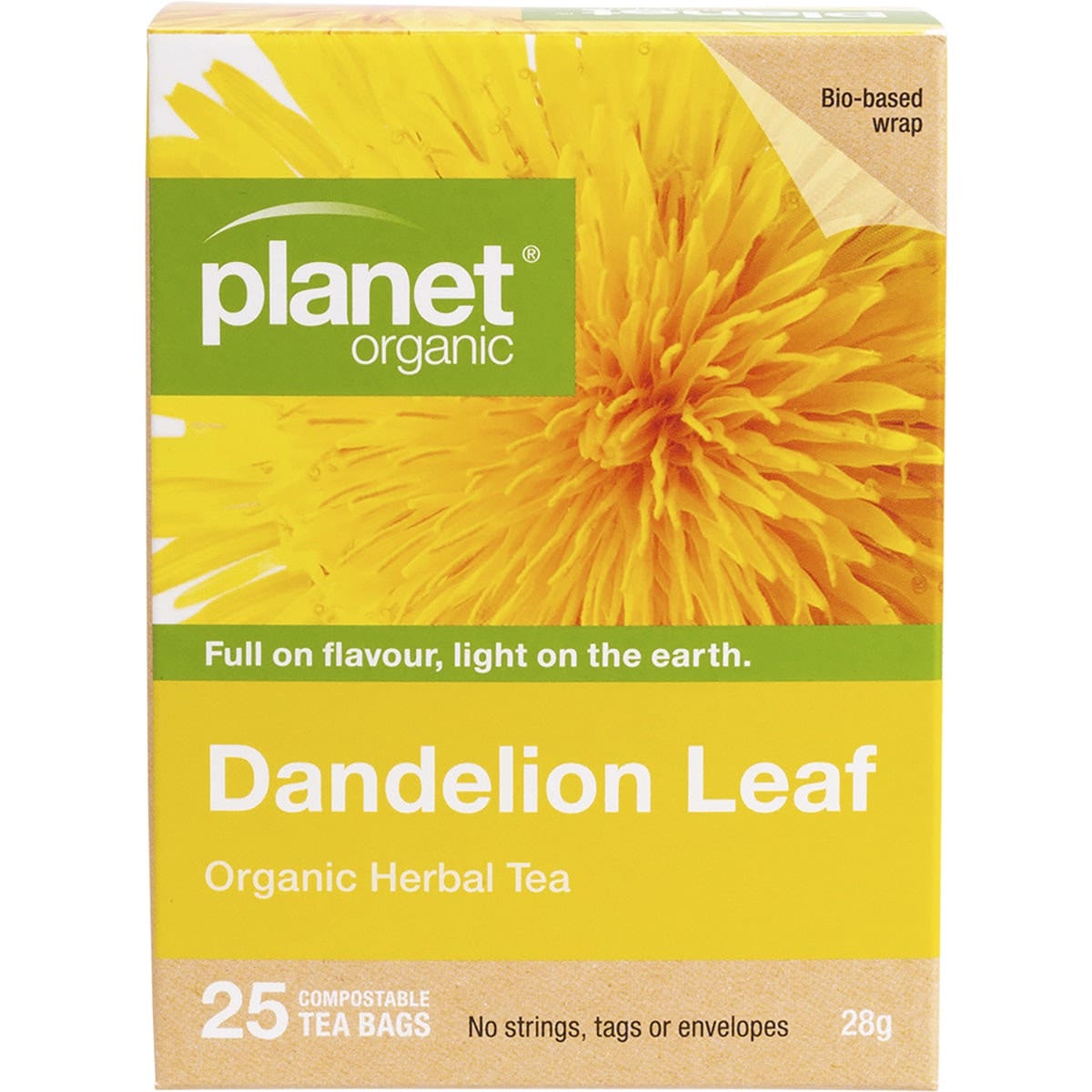 Planet Organic Organic Dandelion Leaf Herbal Tea x 25 Tea Bags