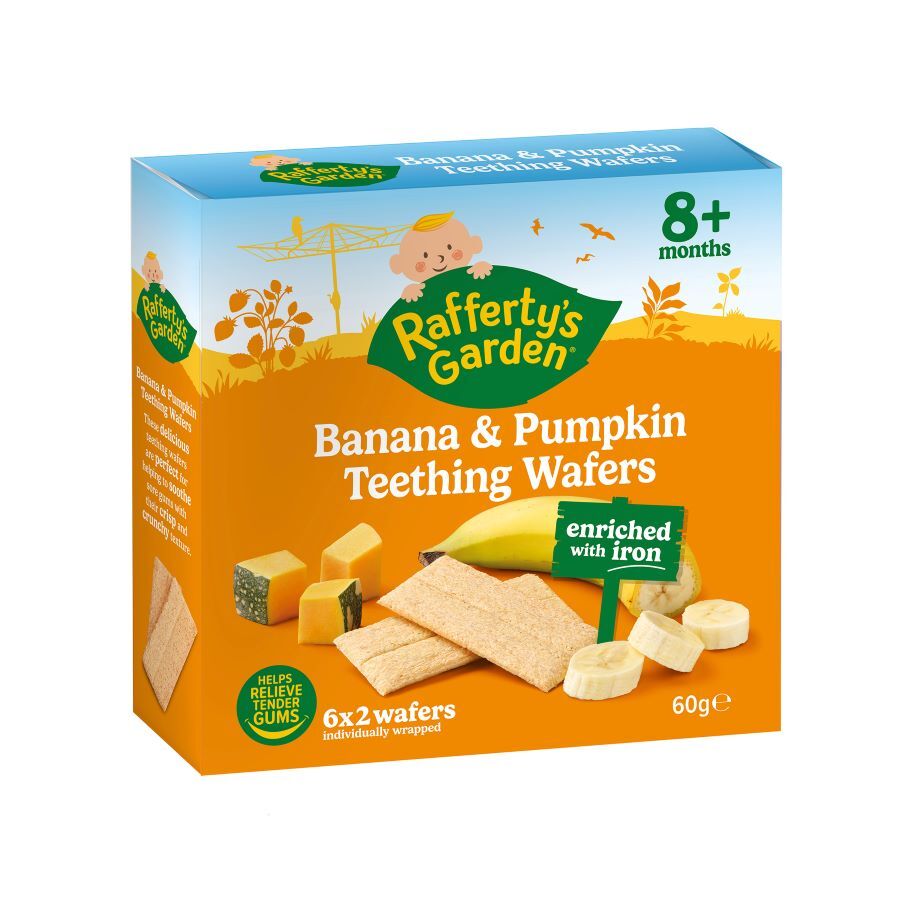 Rg Banana Pumpkn Teeth Wafer 6m+ 60g Z5