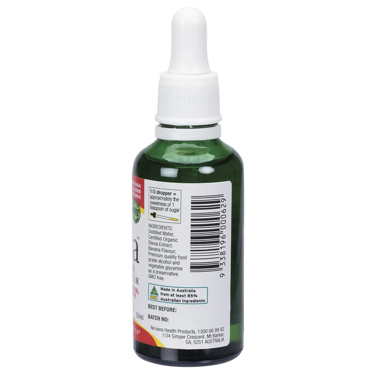 NIRVANA ORGANICS Liquid Stevia Banana 50ml