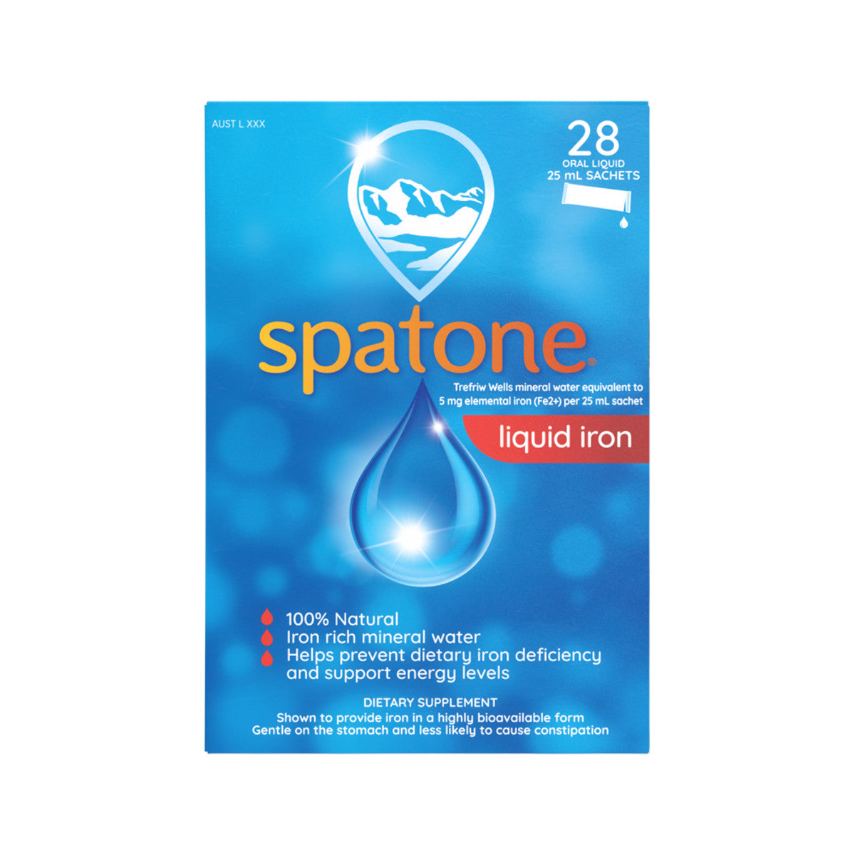 Spatone Liquid Iron Supplement Sachets 25ml x 28 Pack