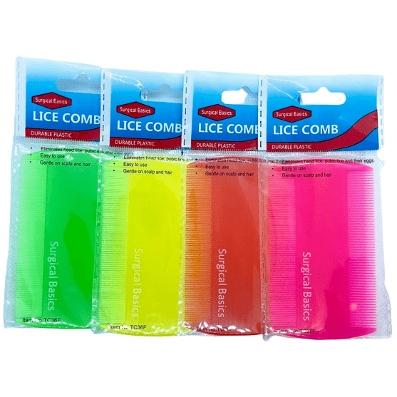 Surgical Basics Head Lice Nit Comb (Assorted Colours)