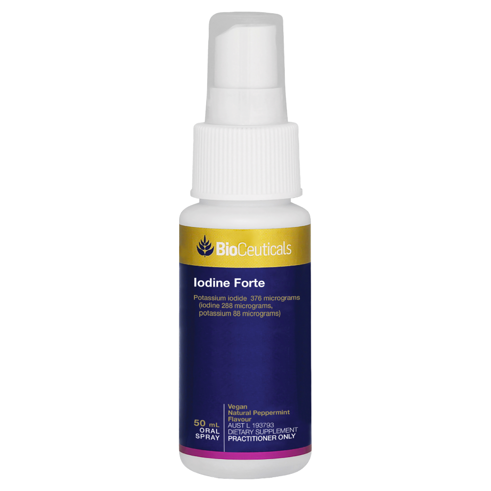 BioCeuticals Iodine Forte 50mL Oral Liquid Spray Pharmacist Only Medicine