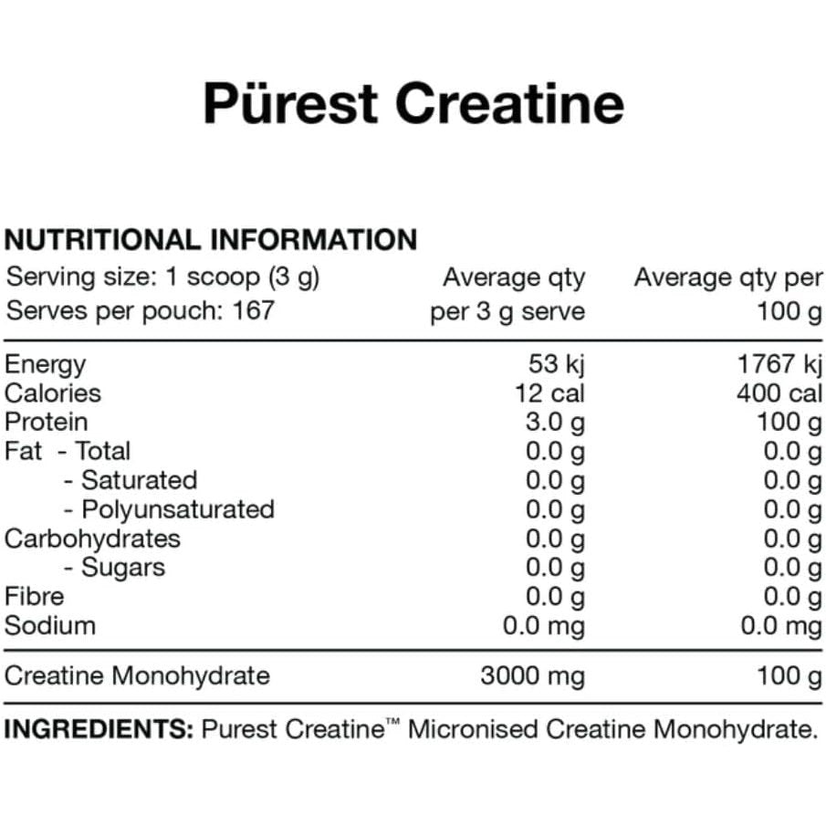 Switch Nutrition Purest® Creatine Monohydrate 500g