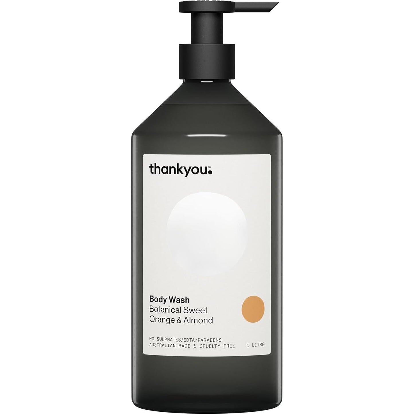 Thankyou Body Wash Botanical Sweet Orange & Almond 1L