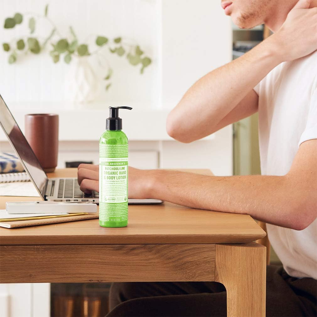 Dr. Bronner's Organic Hand & Body Lotion Patchouli Lime 237ml