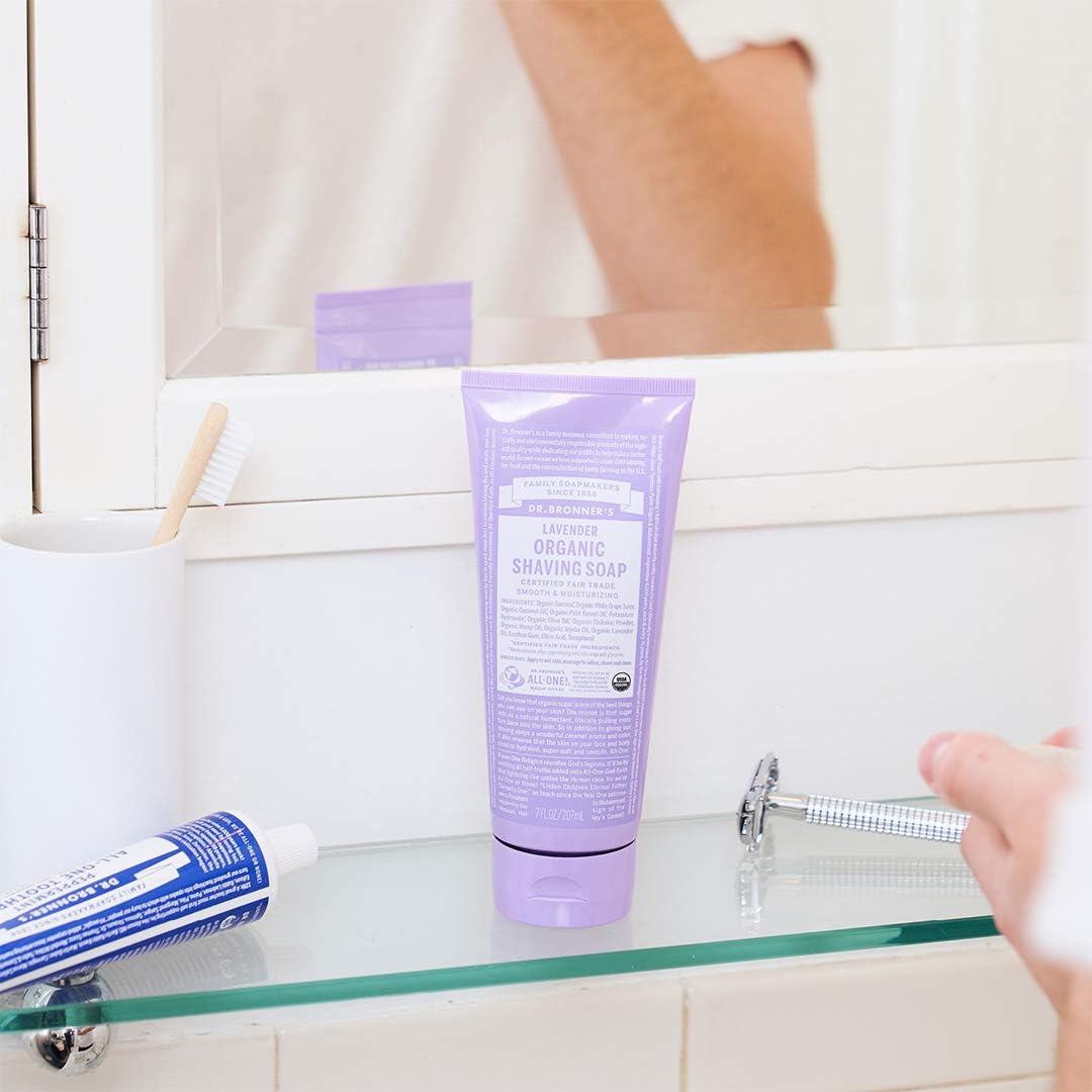 Dr. Bronner's Organic Shaving Soap Lavender 207ml