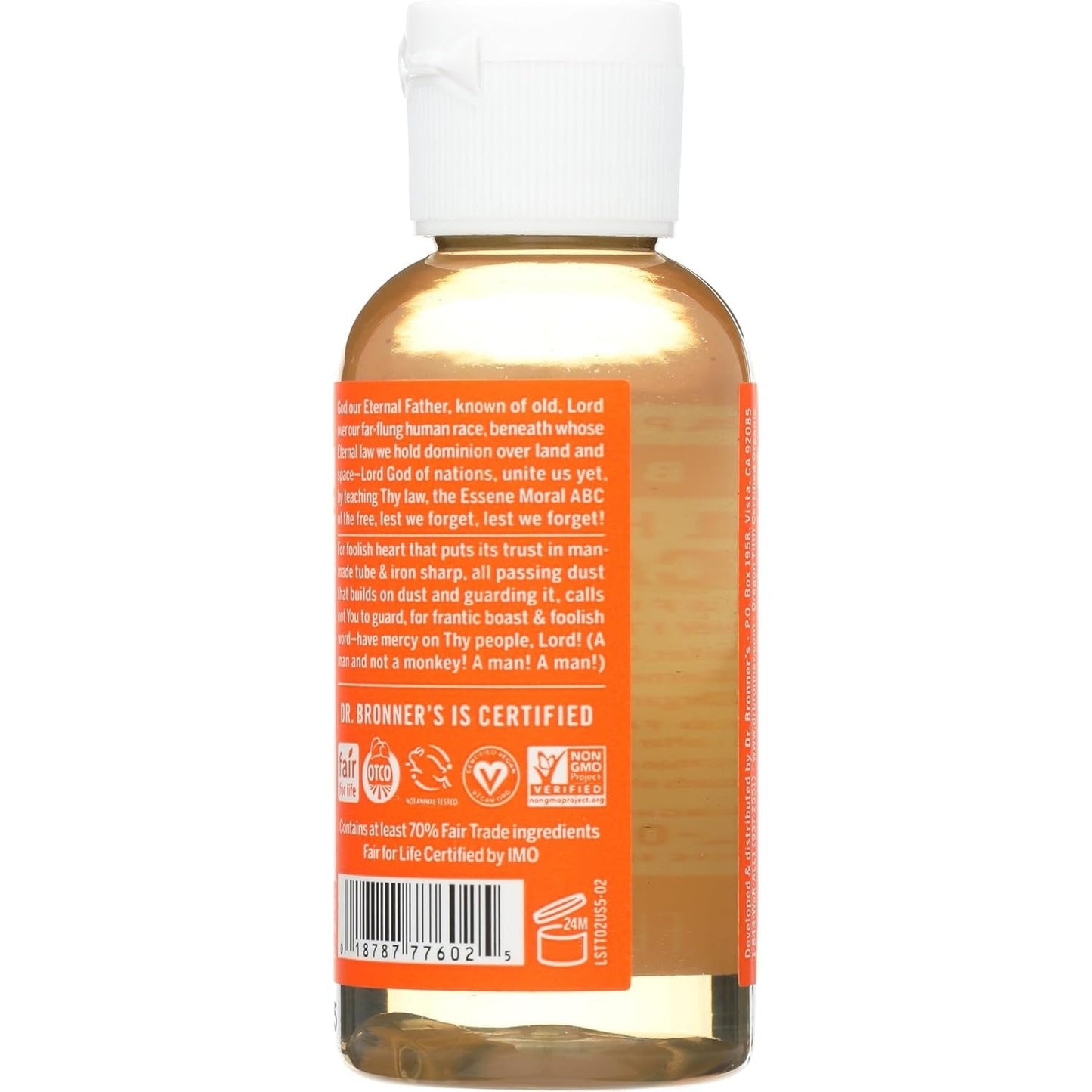 Dr. Bronner's Pure-Castile Soap Liquid (Hemp 18-in-1) Tea Tree 59ml