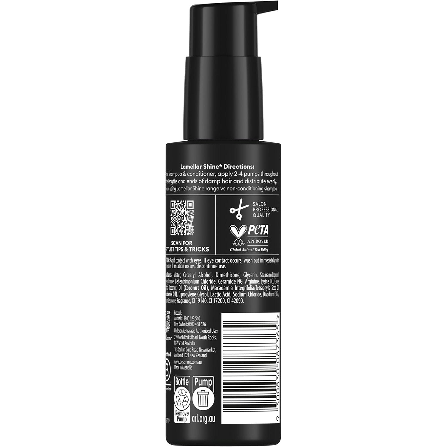 Tresemme Lamellar Serum Cream 100ml
