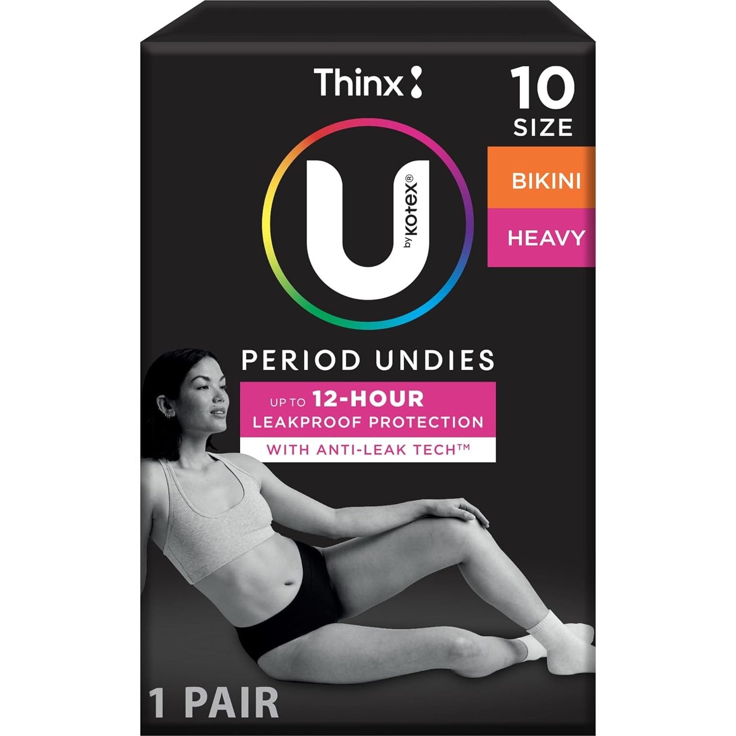 U by Kotex Bikini Size 10