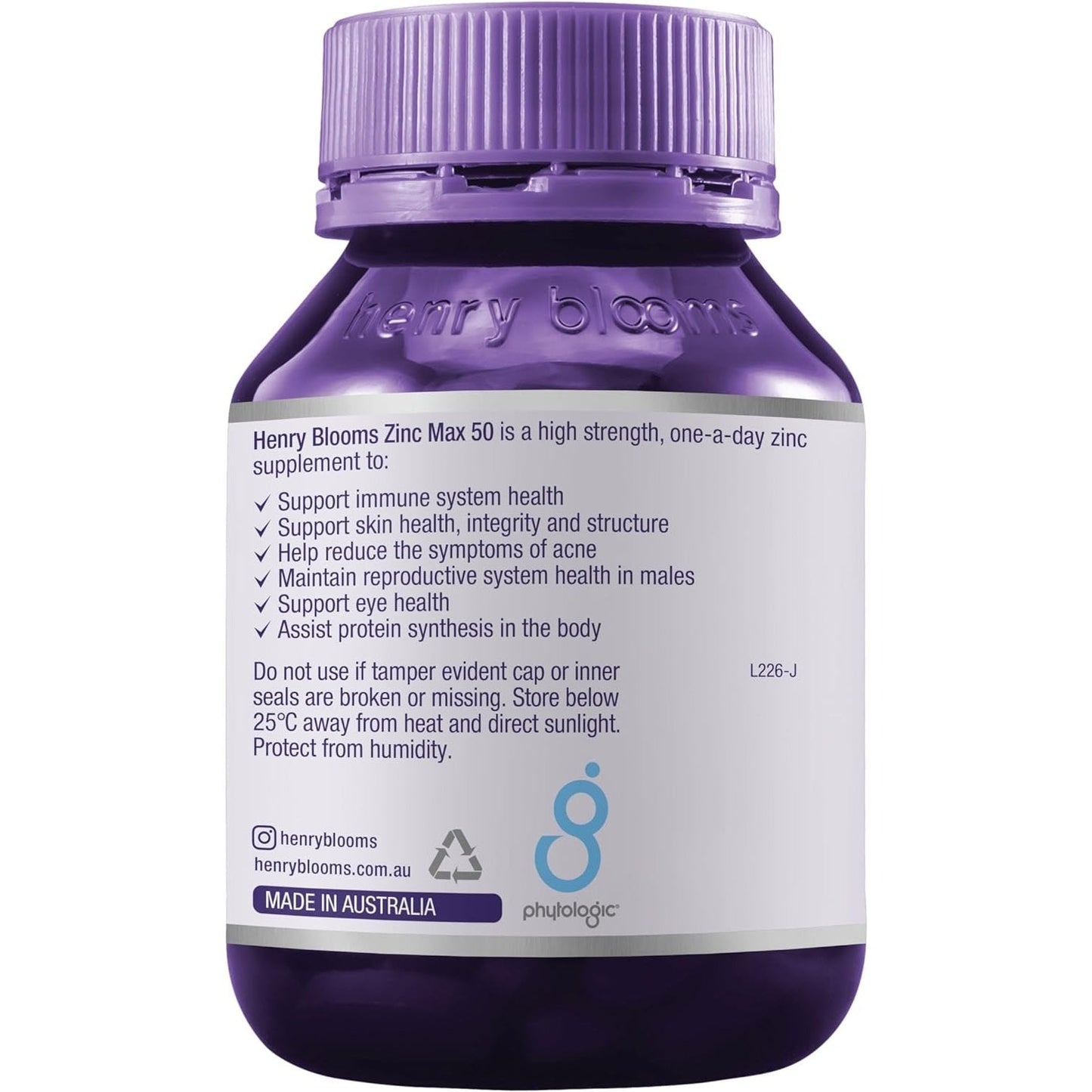 Henry Blooms Zinc Max 50 60c