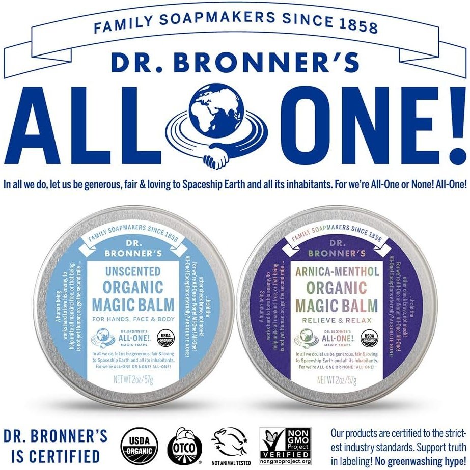 Dr. Bronner's Organic Magic Balm Unscented 57g