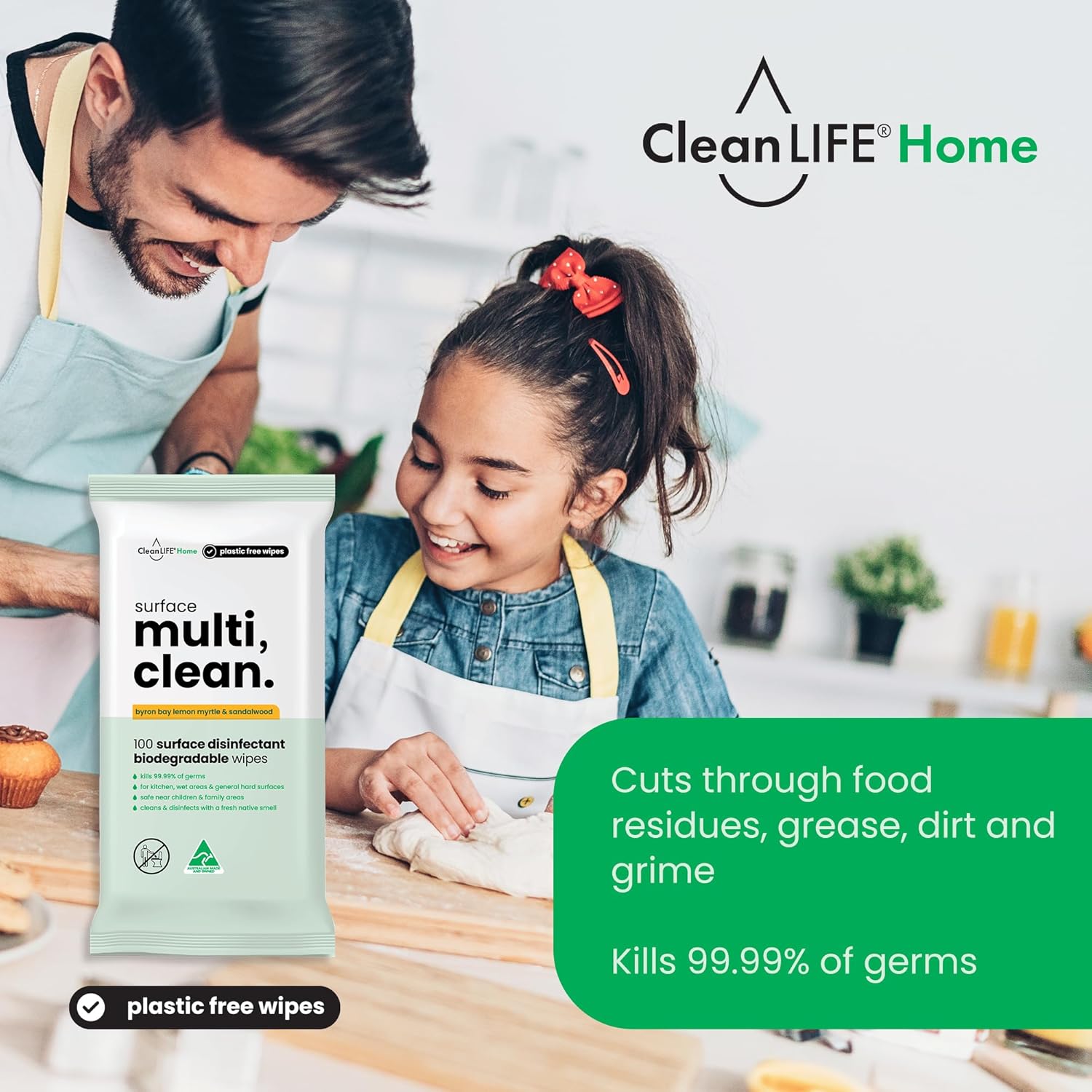 CleanLIFE Surface Multi Clean Wipes 100pk