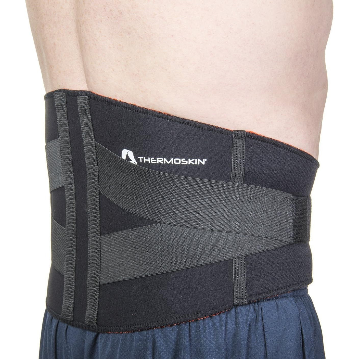 T/skin Thermal Adj Lumbar Suppt Blk L/xl