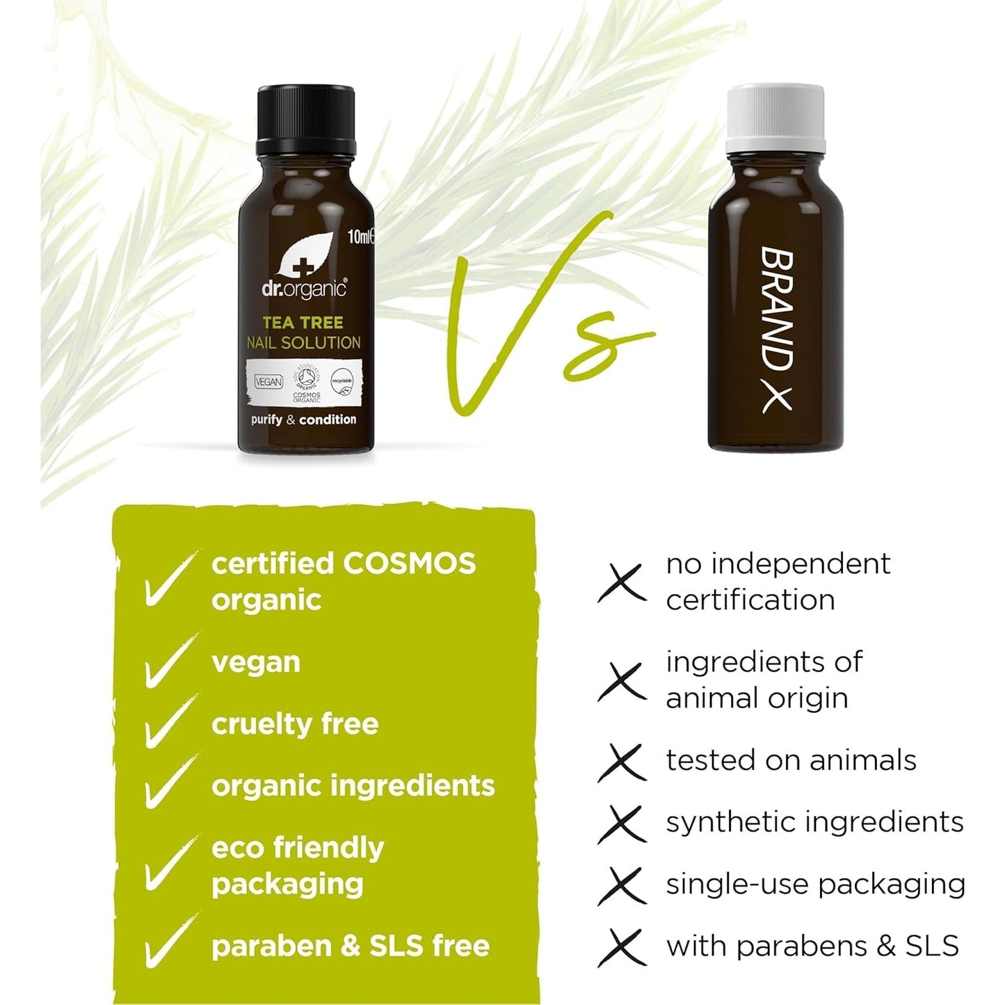 Dr Organic Tea Tree Nail Solution 10ml