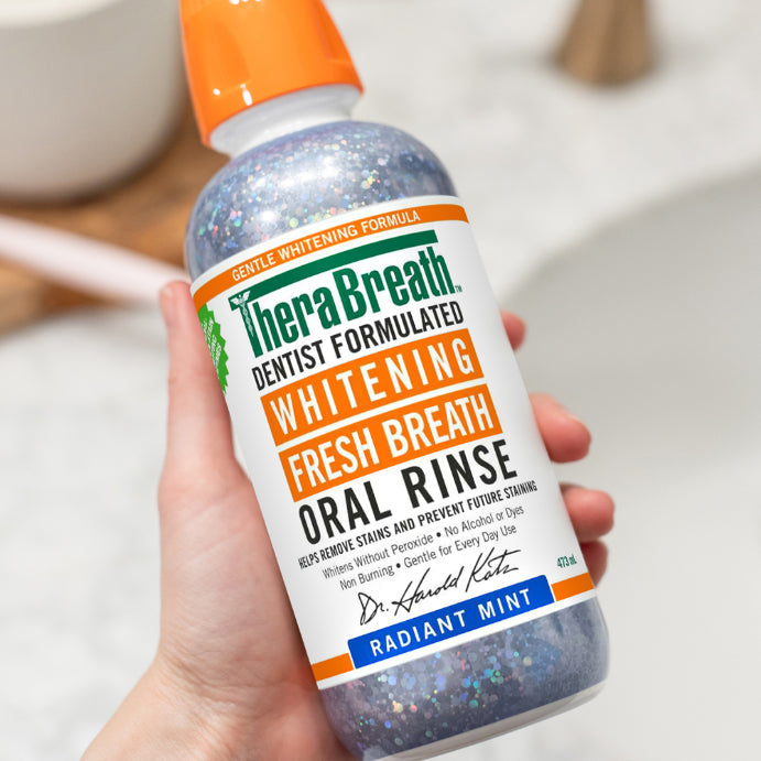 Therabreath Oral Rinse Whitening 473ml