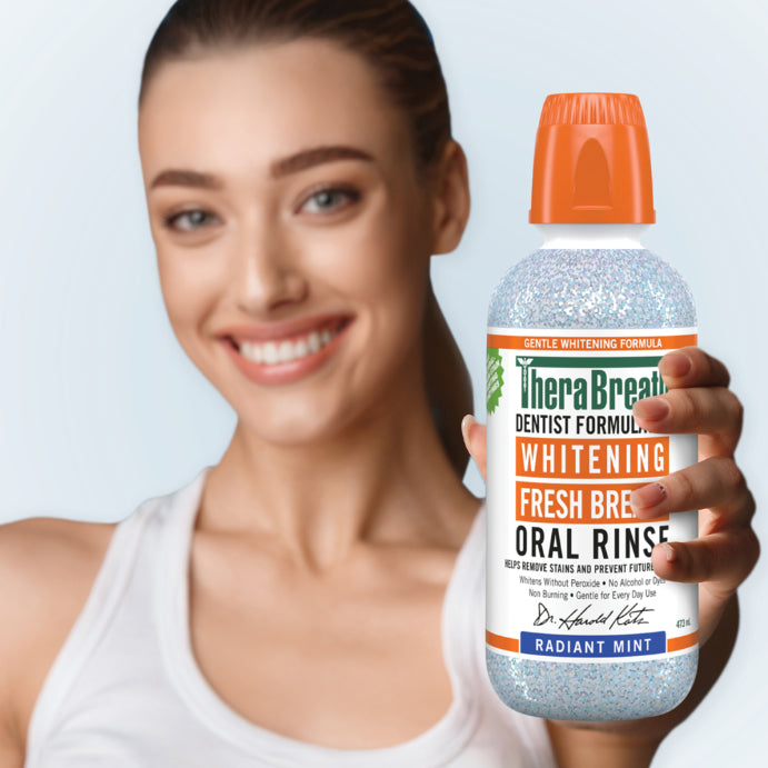 Therabreath Oral Rinse Whitening 473ml