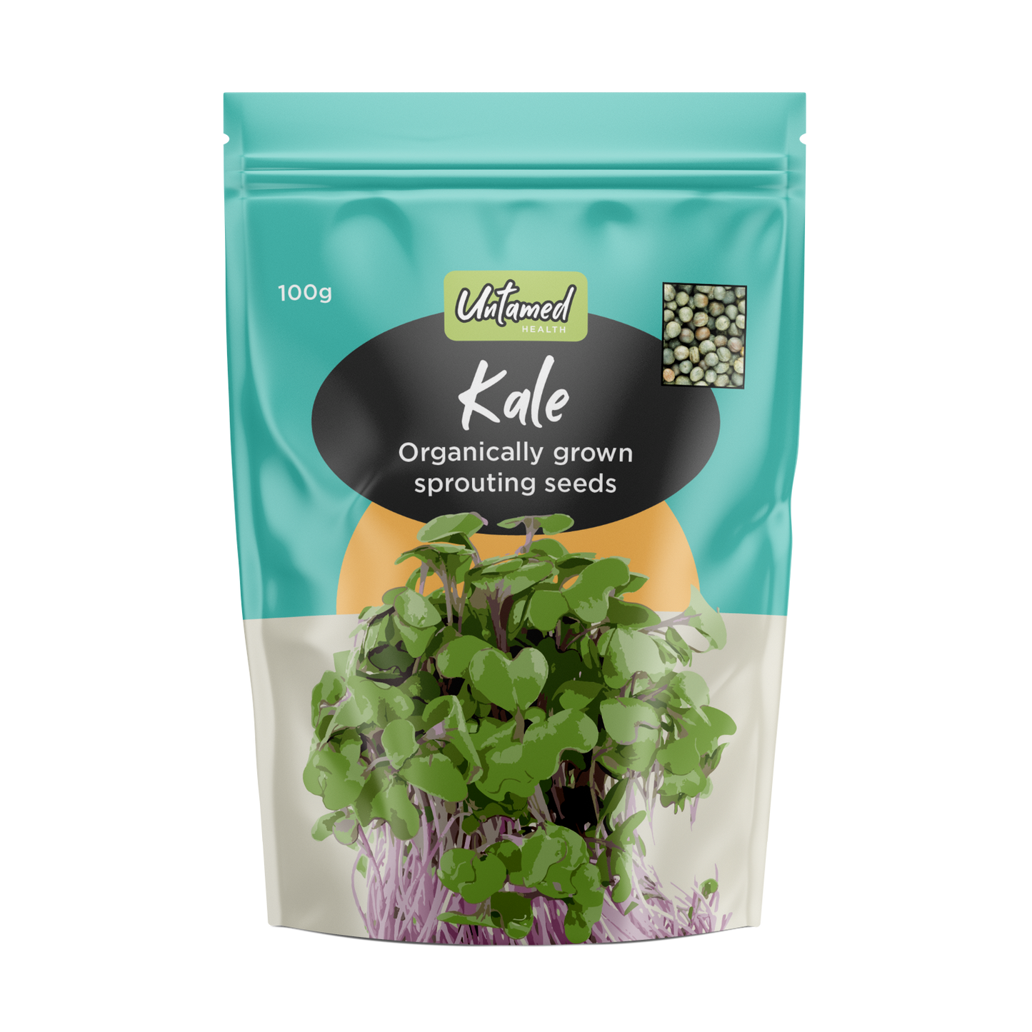 Untamed Health Kale Sprouting Seeds 100g