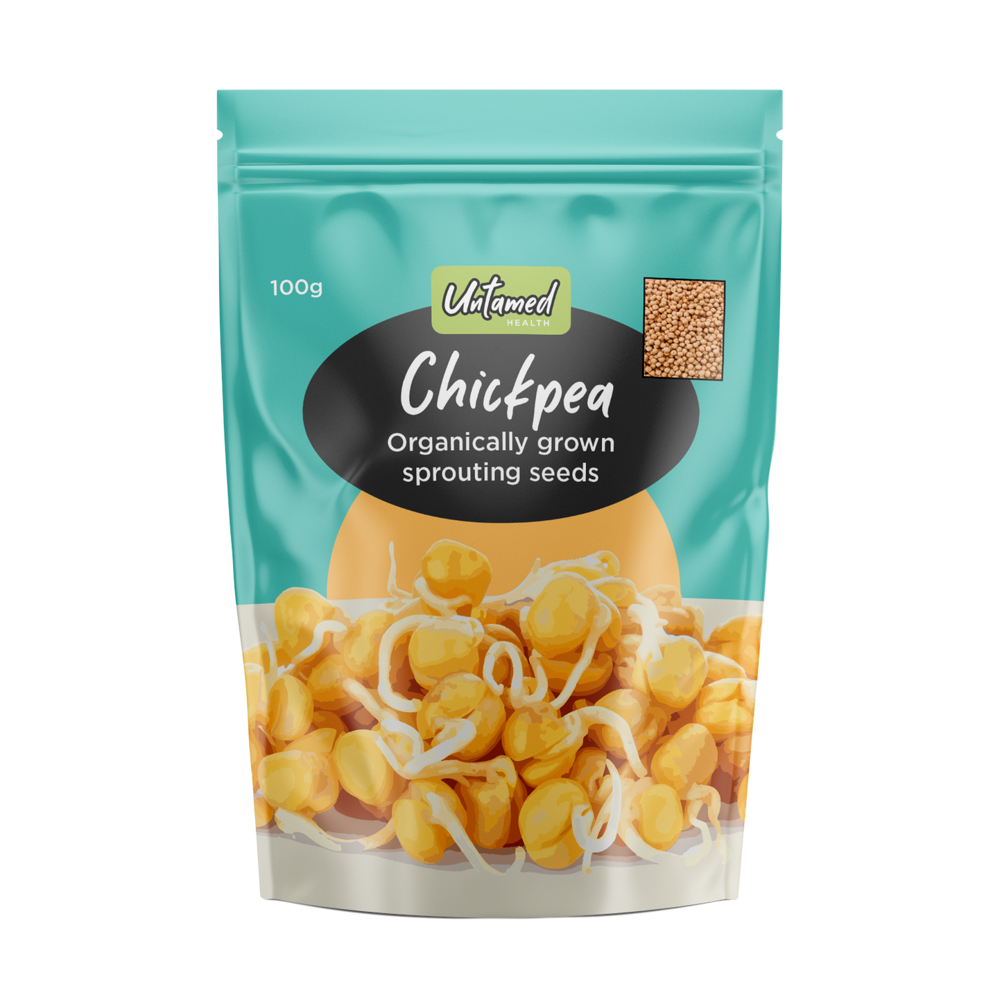 Untamed Health Chickpea Sprouting Seeds 100g