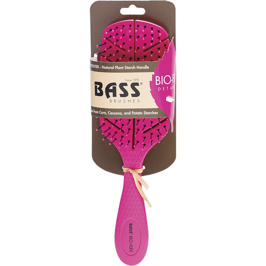 Bass Brushes Bio-flex Detangler Hair Brush Pink 1