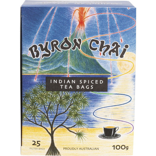 Byron Chai Indian Spiced Tea Bags 25