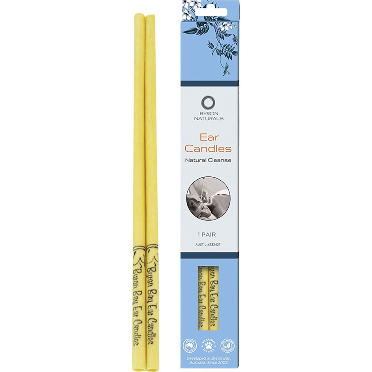 Byron Naturals Ear Candles 1 Pair X 12 Pack