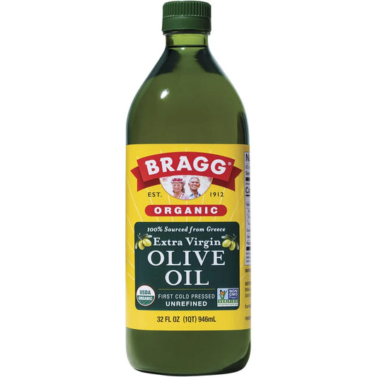 Bragg Olive Oil (Extra Virgin) Unrefined & Unfiltered 946ml