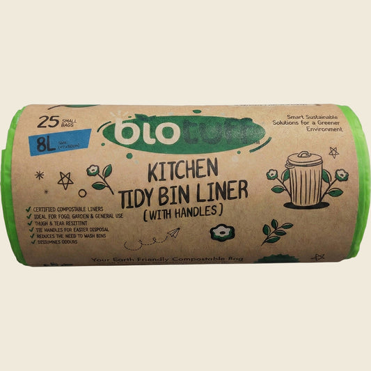 Biotuff Kitchen Tidy Bag Small Bags - 8 Litres x 25