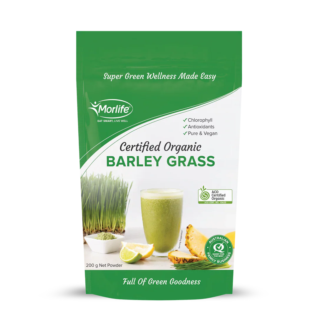 Morlife Organic Barley Grass 200GM