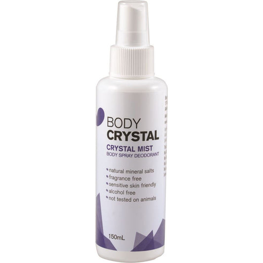 Body Crystal Deodorant Mist (Body Spray) Crystal Mist (Frag Free) 150ml