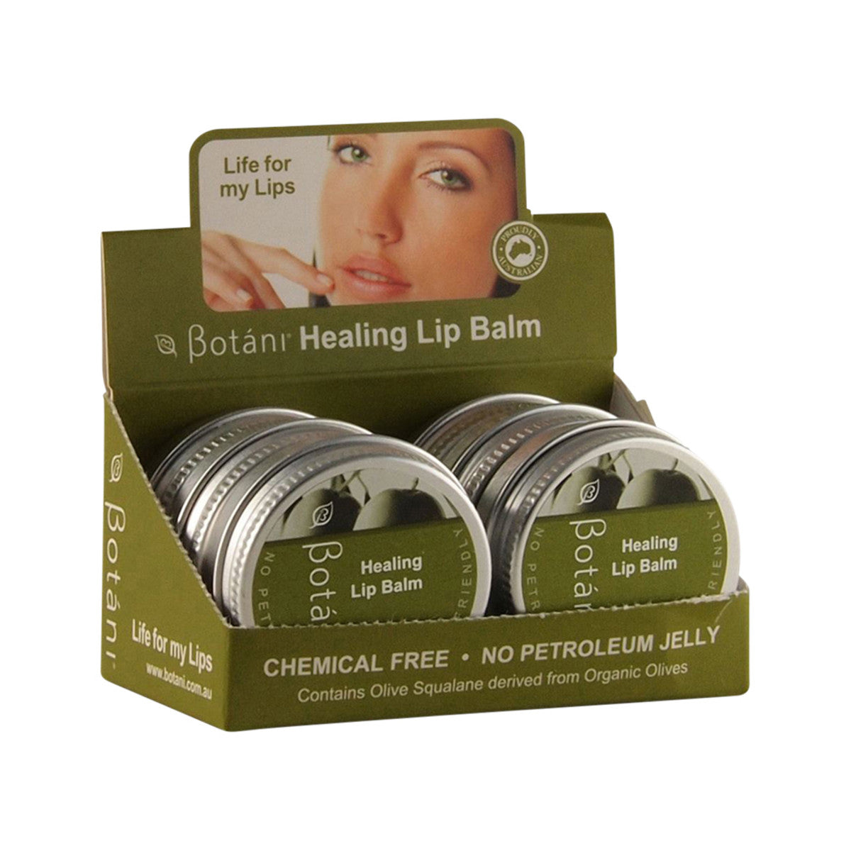 Botani Healing Lip Balm 10g(Pack of 6)