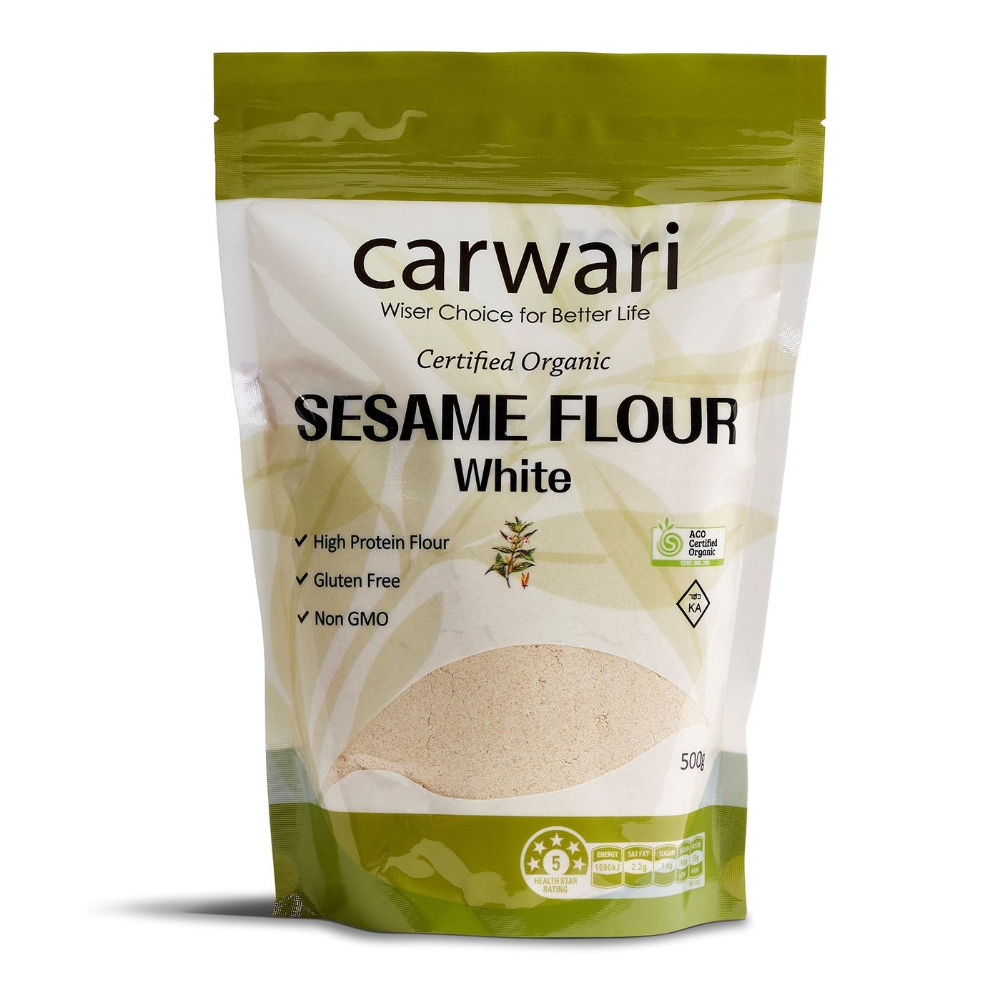 Carwari Organic Sesame Flour 500g