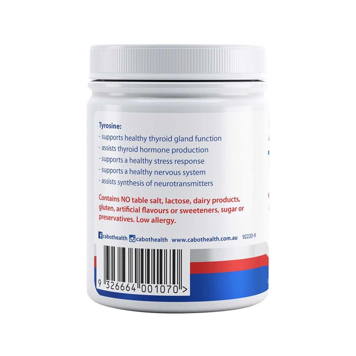 Cabot Health Tyrosine Pure 75g