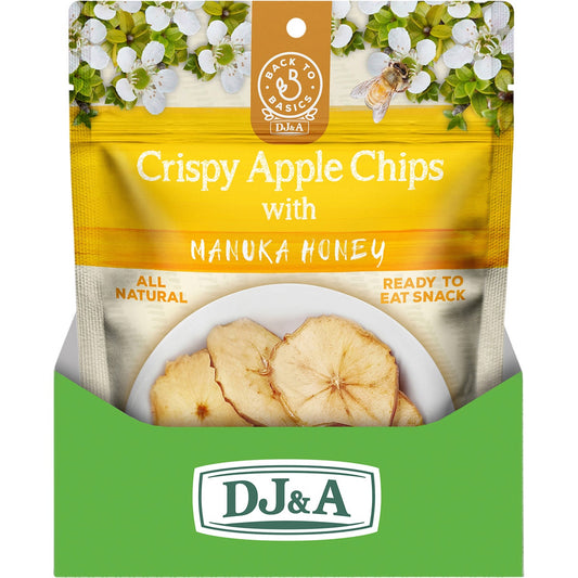 DJ&A Crispy Apple Chips with Manuka Honey 10x30g