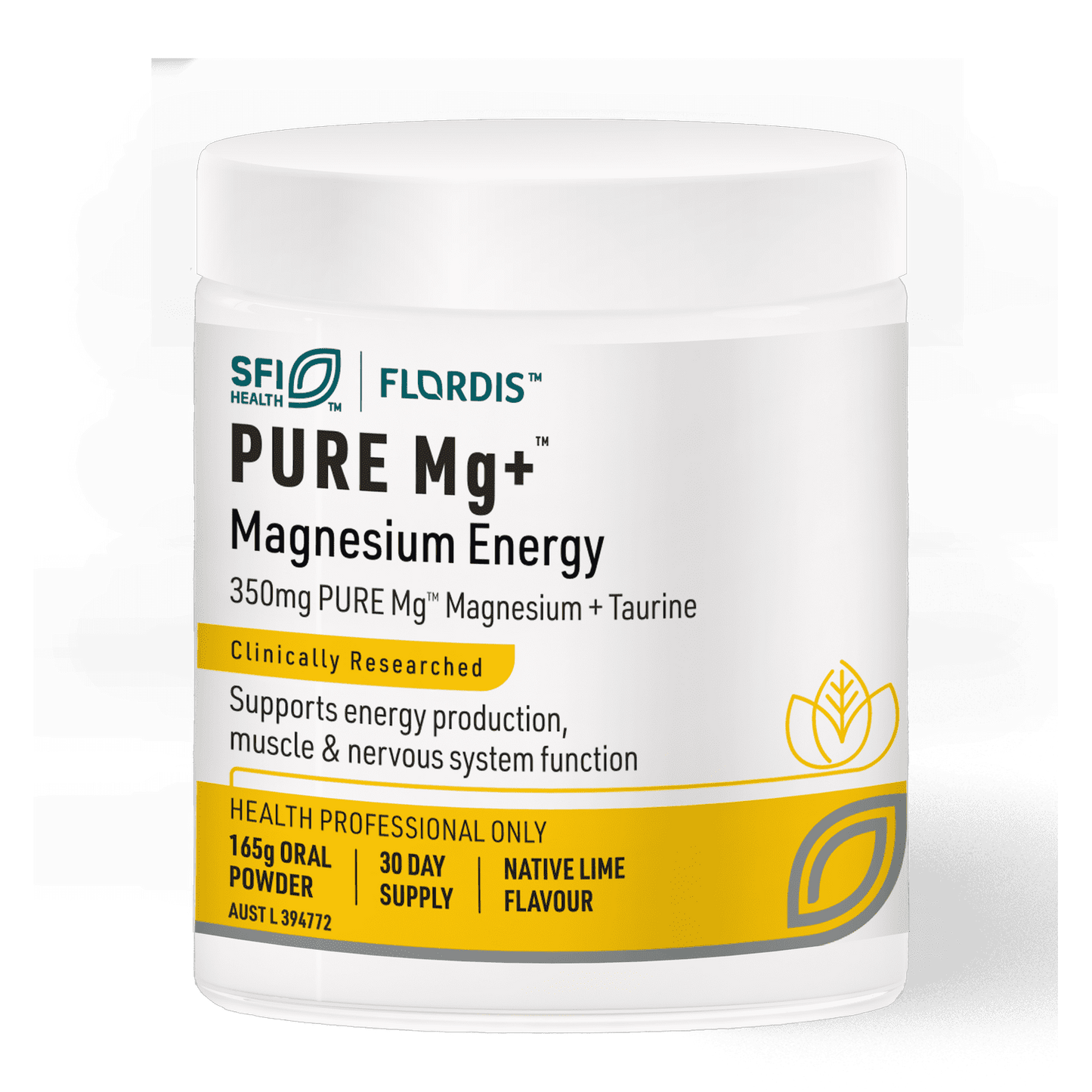 Flordis PURE Mg+ Magnesium Energy 165g