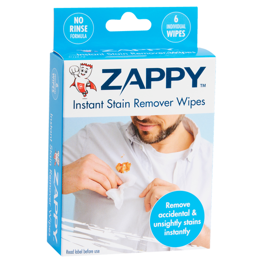 Zappy Instant Stain Remover Wipes 6 Pack