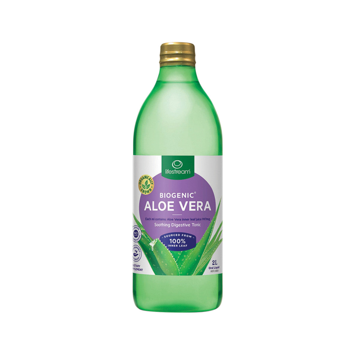 LifeStream Biogenic Aloe Vera Juice 2L