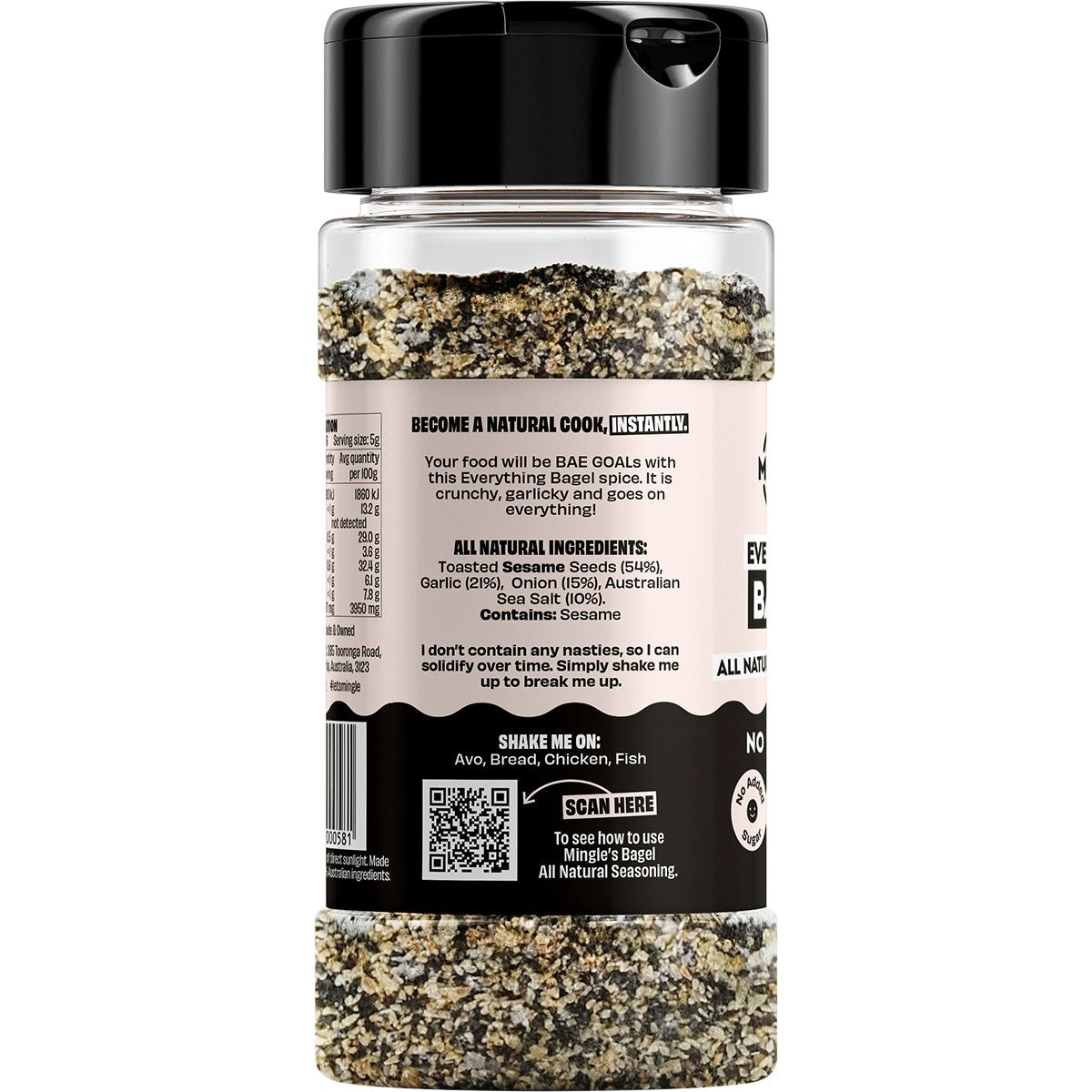 Mingle Everything Bagel All Natural Seasoning 130g
