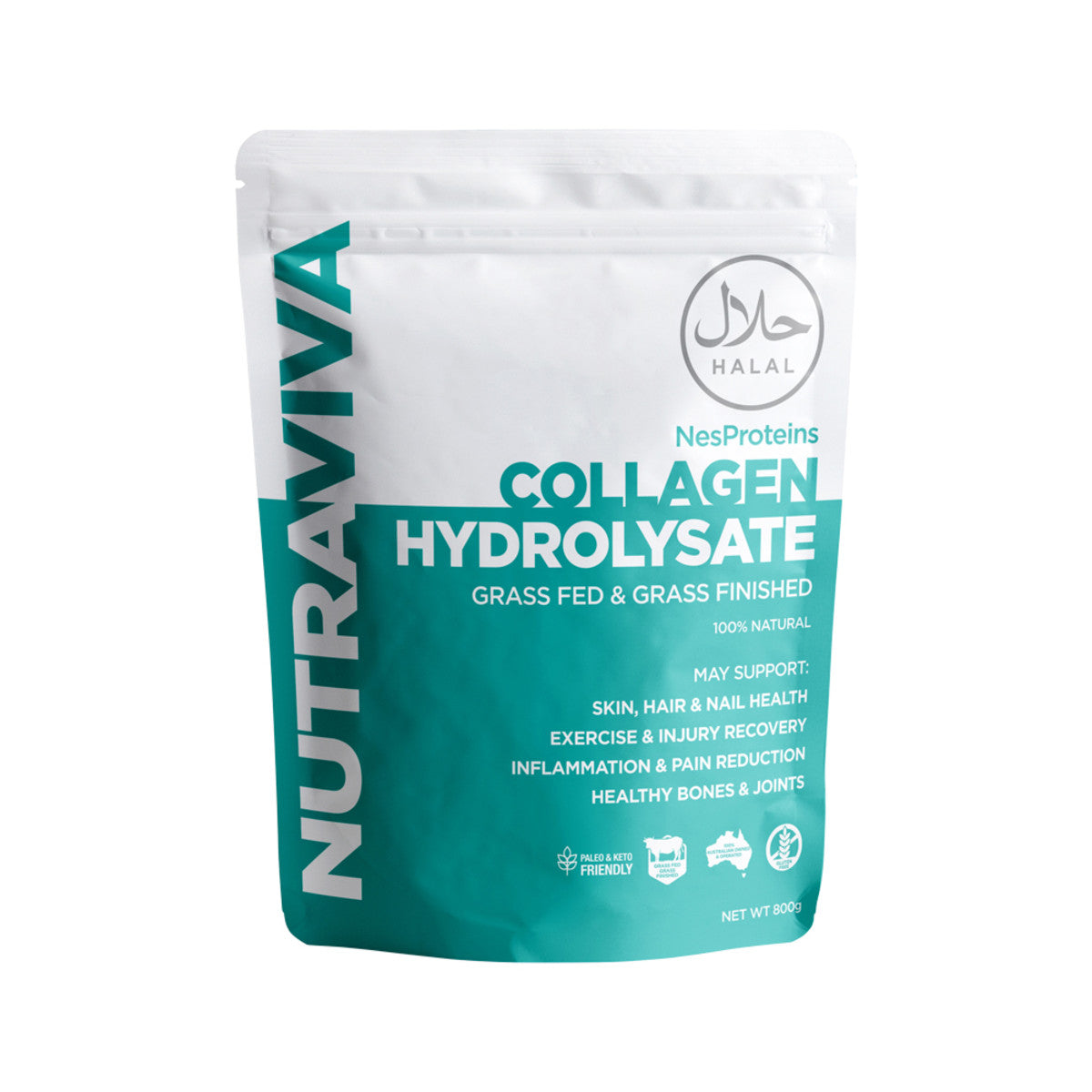 Nutraviva (NesProteins) Collagen Hydrolysate (Beef) Halal 800g