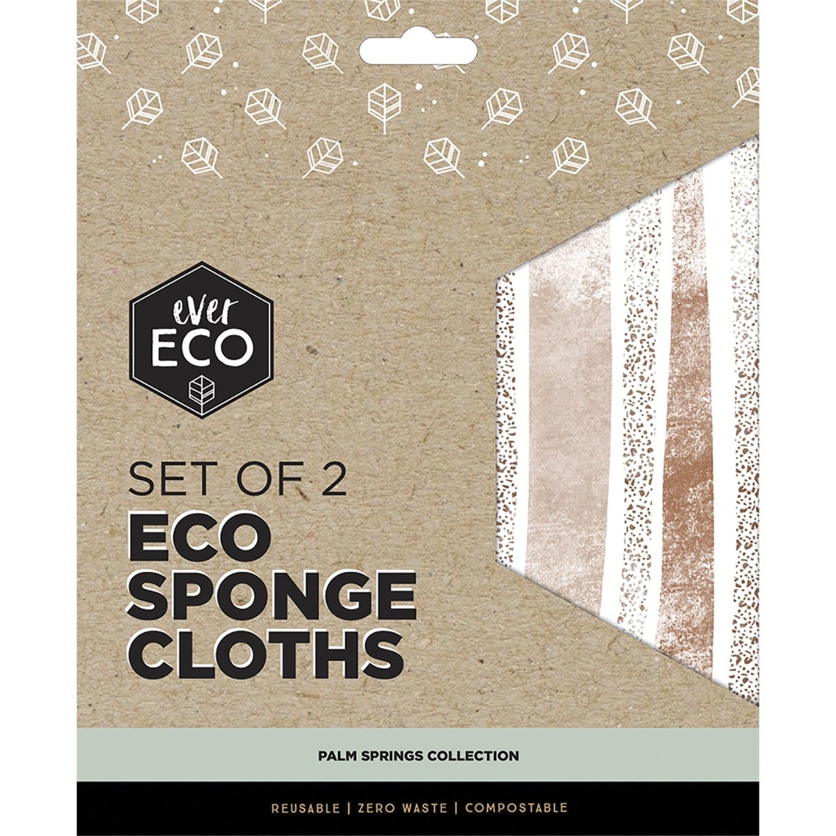 Ever Eco Eco Sponge Cloths Palm Springs Collection 2 Pack